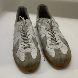 Men's White and Gray Sneakers